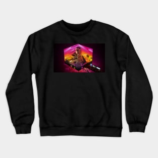 Stays in SynthCity Crewneck Sweatshirt